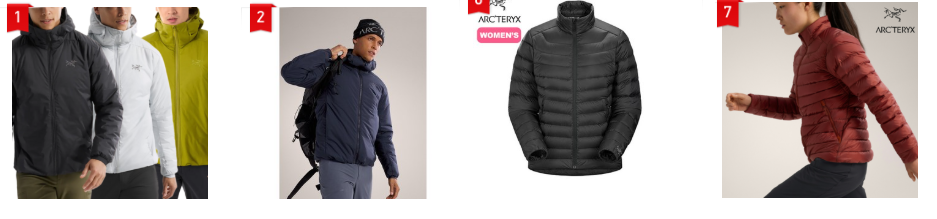 아크테릭스 패딩