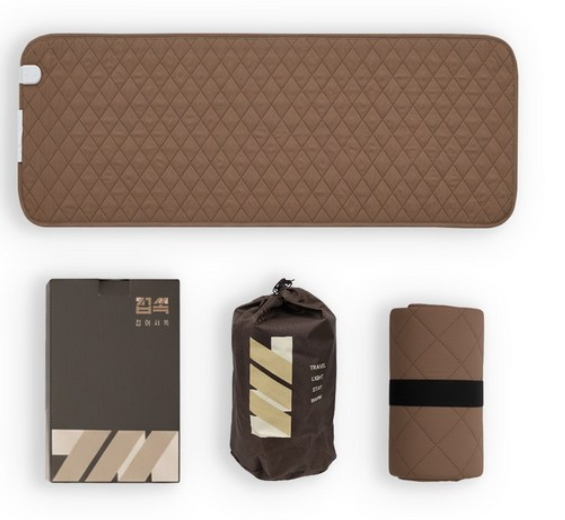 접쏙 여행용 프리볼트 전기매트 1인용 110V 겸용 미니